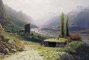 Kavkaz Landscape Lev Feliksovich Lagorio